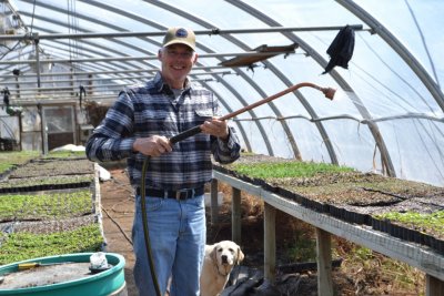 Loudoun Local farm fresh produce starts in our Greenhouse